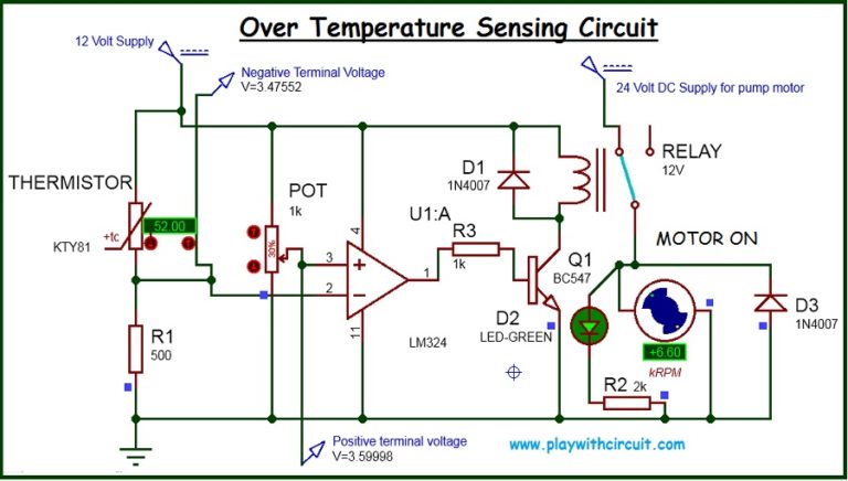 LM324 Comparator IC Pin Configuration, Working and Applications