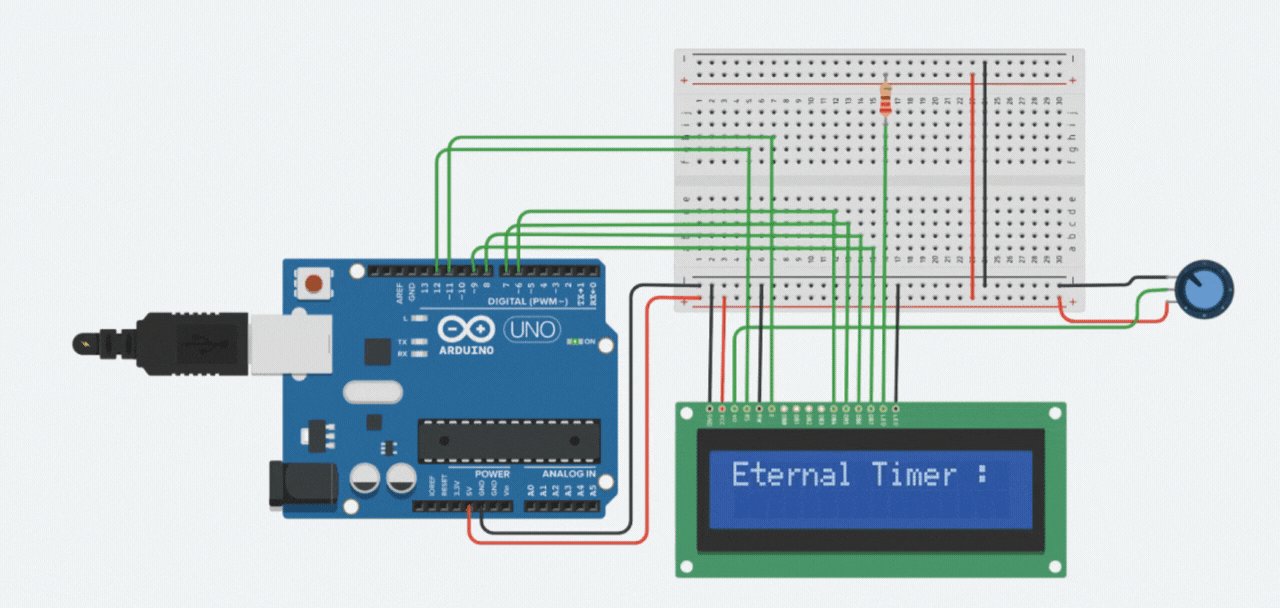 Interfacing LCD with Arduino in 4-bit mode