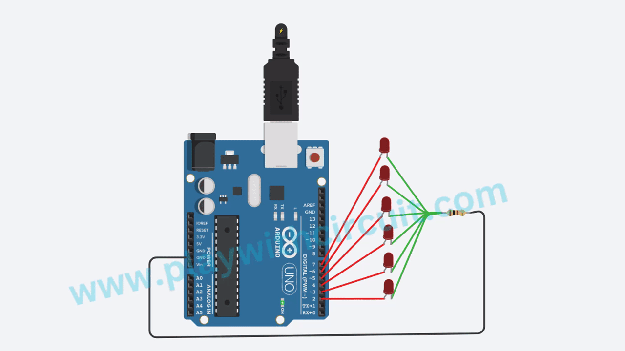 Interfacing LED with Arduino Uno