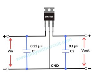 7805 Voltage Regulator IC Pinout, Circuit, and its Working