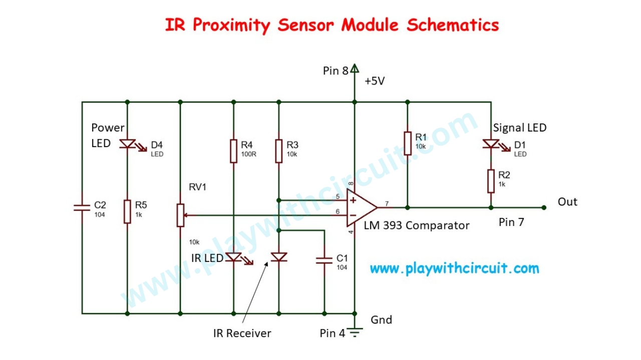 IR Proximity Sensor Module Schematic