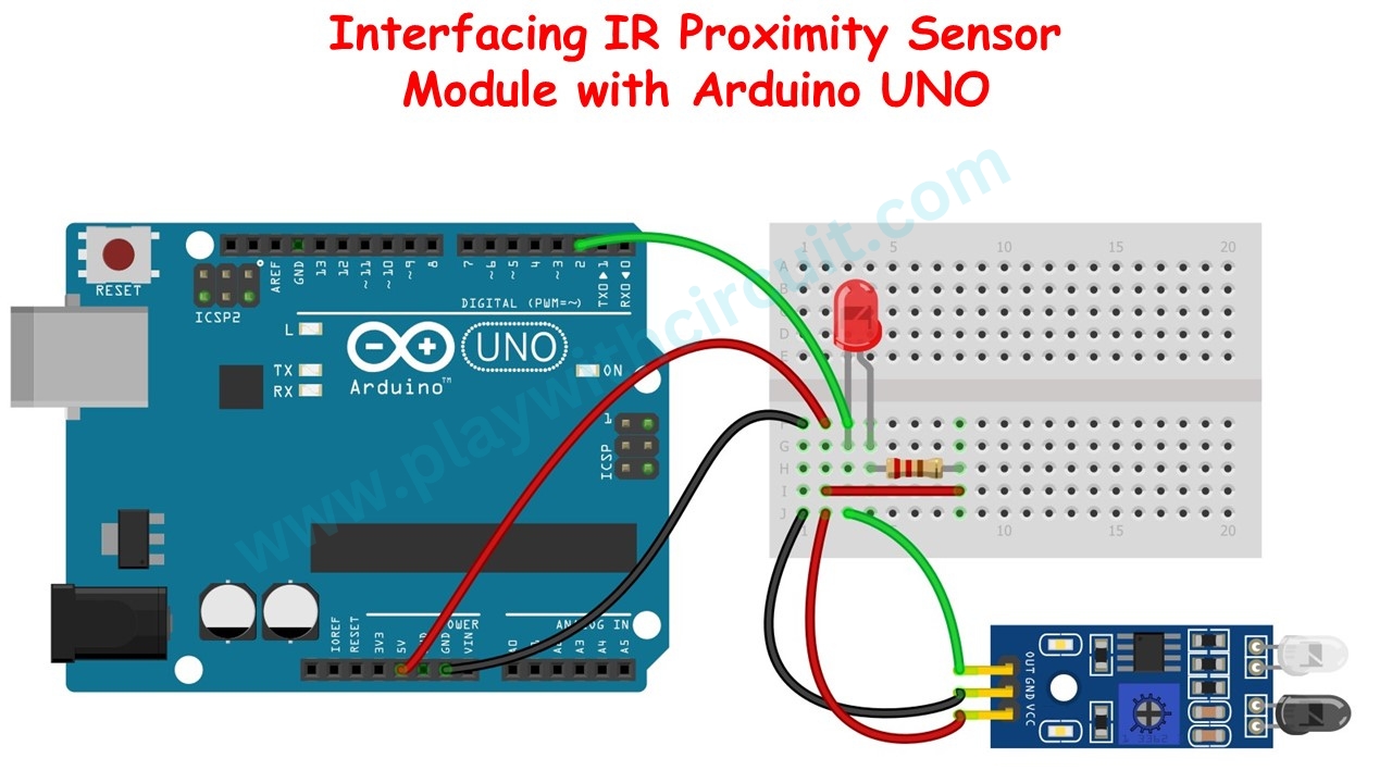 Interfacing IR Sensor Module with Arduino Uno