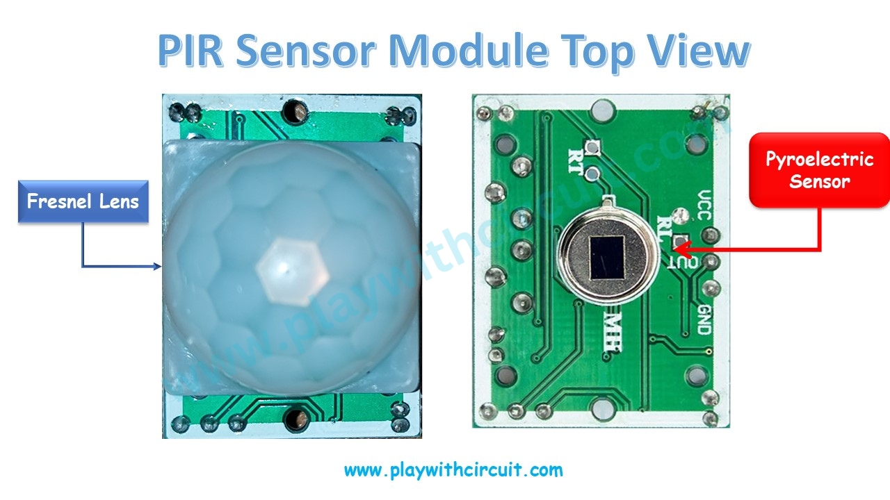 PIR sensor Module Top View