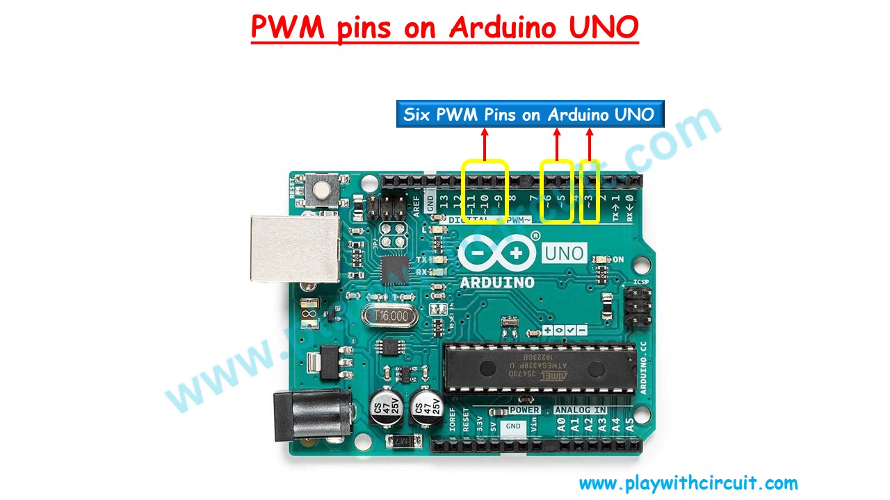 PWM pins on Arduino UNO