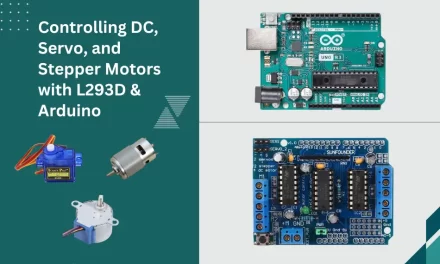 How to Control DC, Servo, and Stepper Motors with L293D Motor Driver Shield & Arduino