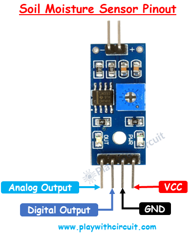 Soil Moisture Sensor Pinout