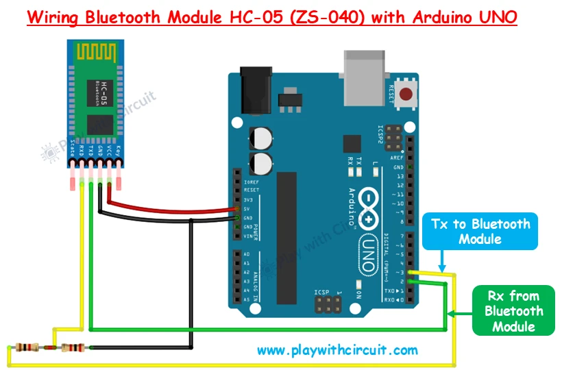 Wiring a HC-05 Module to an Arduino