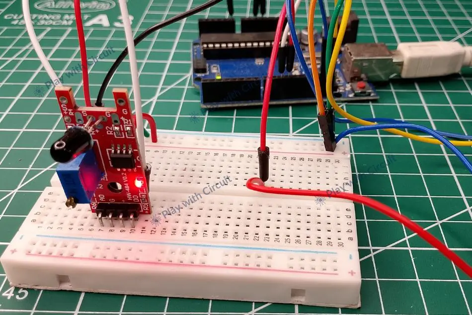 Interfacing Flame Sensor Module with Arduino