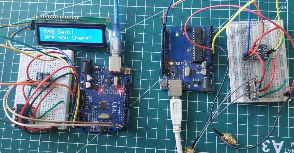 How to Interface Reyax RYLR999 LoRa Module with Arduino