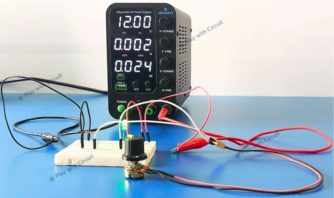 LED activates after turning ON Power Supply