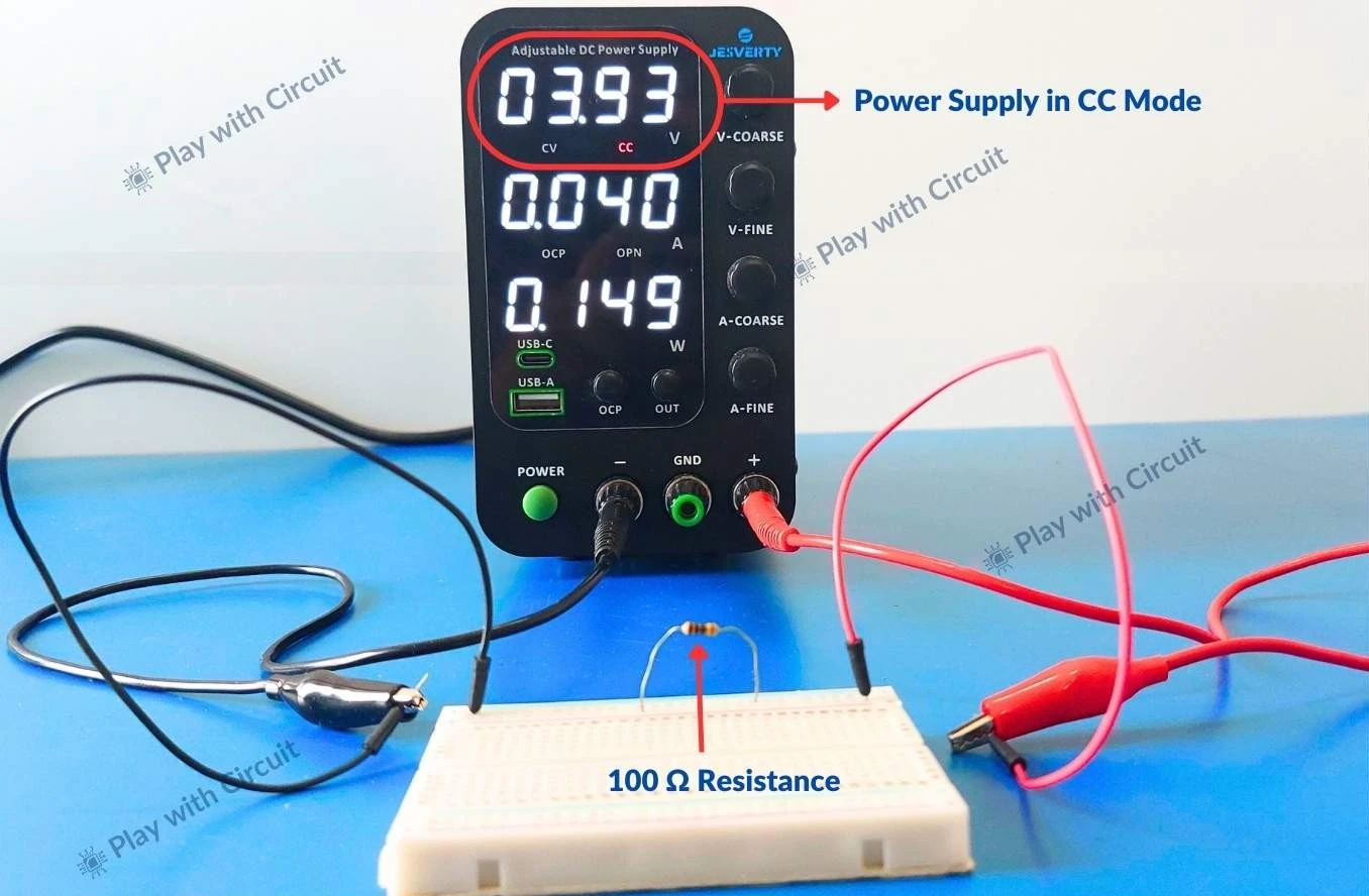 Power supply in CC Mode