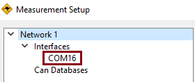 Measurement Setup in Cangroo Software