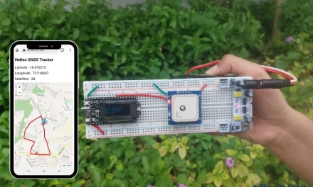 Build a GPS Tracker using Reyax GNSS Module and Heltec V4 Board