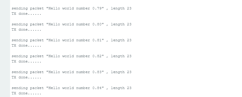 Serial Monitor Output