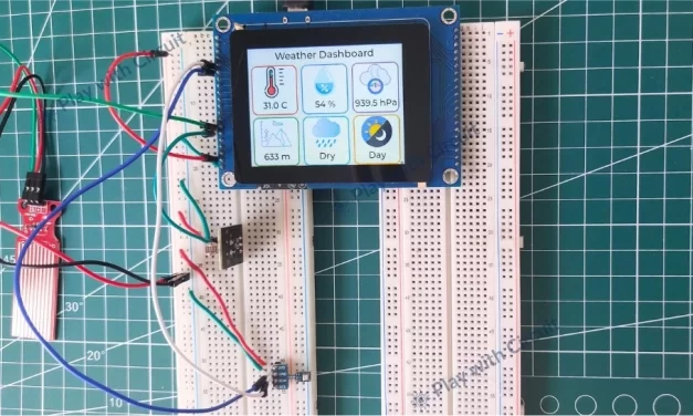 How to Build a Weather Monitoring System Using ESP32-S3 Smart Display