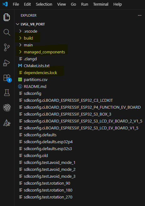 project explorer
