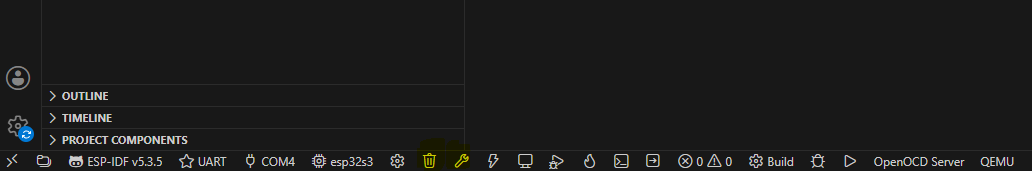 status bar