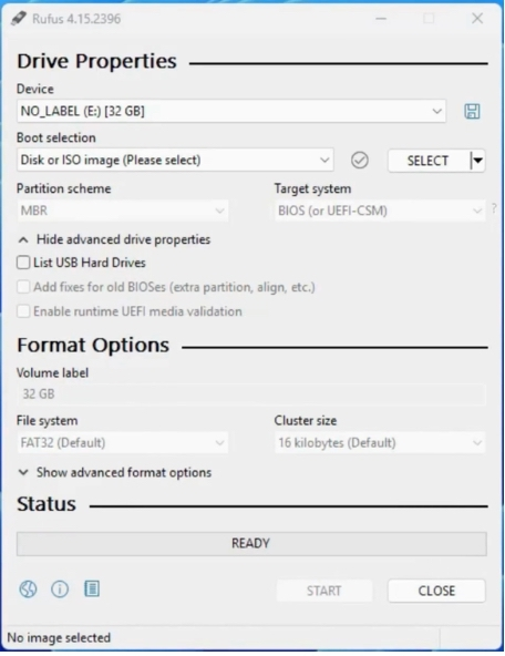 Rufus software