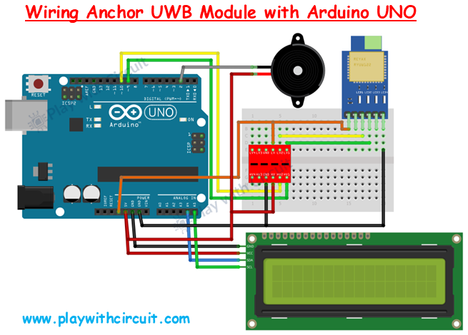 Wiring Anchor RYUW122_Lite UWB module with Arduino UNO